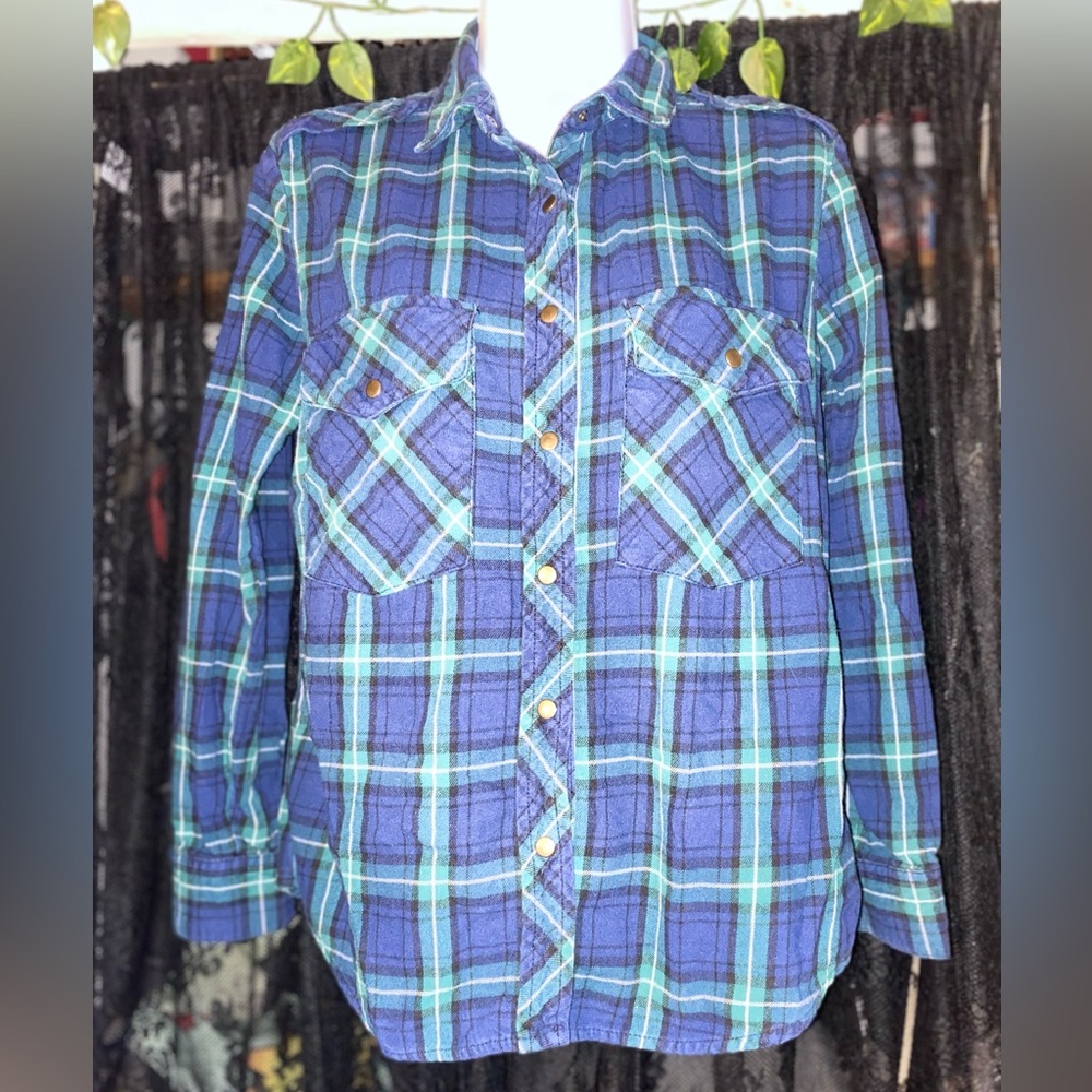 Plaid blouse